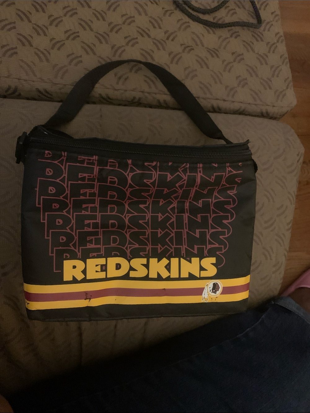 Black and Yellow Redskins Insulated Toiletry Bag